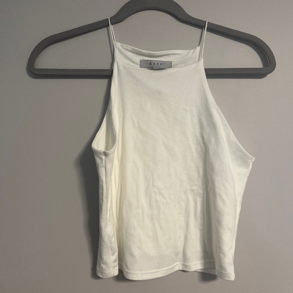 White Halter Women’s Top